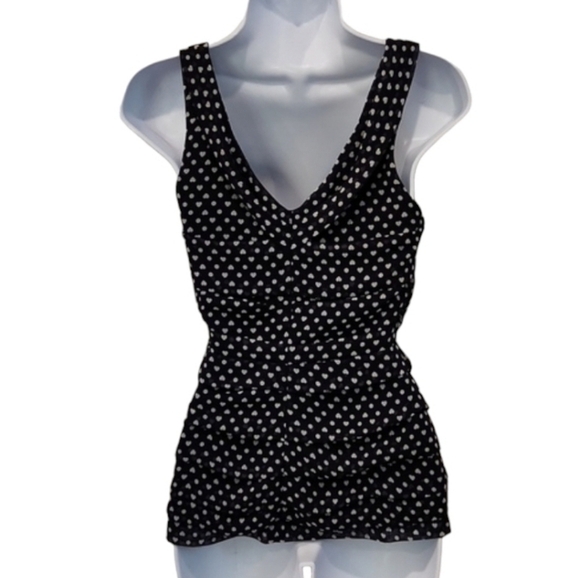 Express Hearts and Dots Sleeveless Tank - Picture 6 of 8